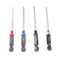 RUDDOG Metric Hex 1/4" Power Tool Wrench Set (1.5 | 2.0 | 2.5 | 3.0mm)