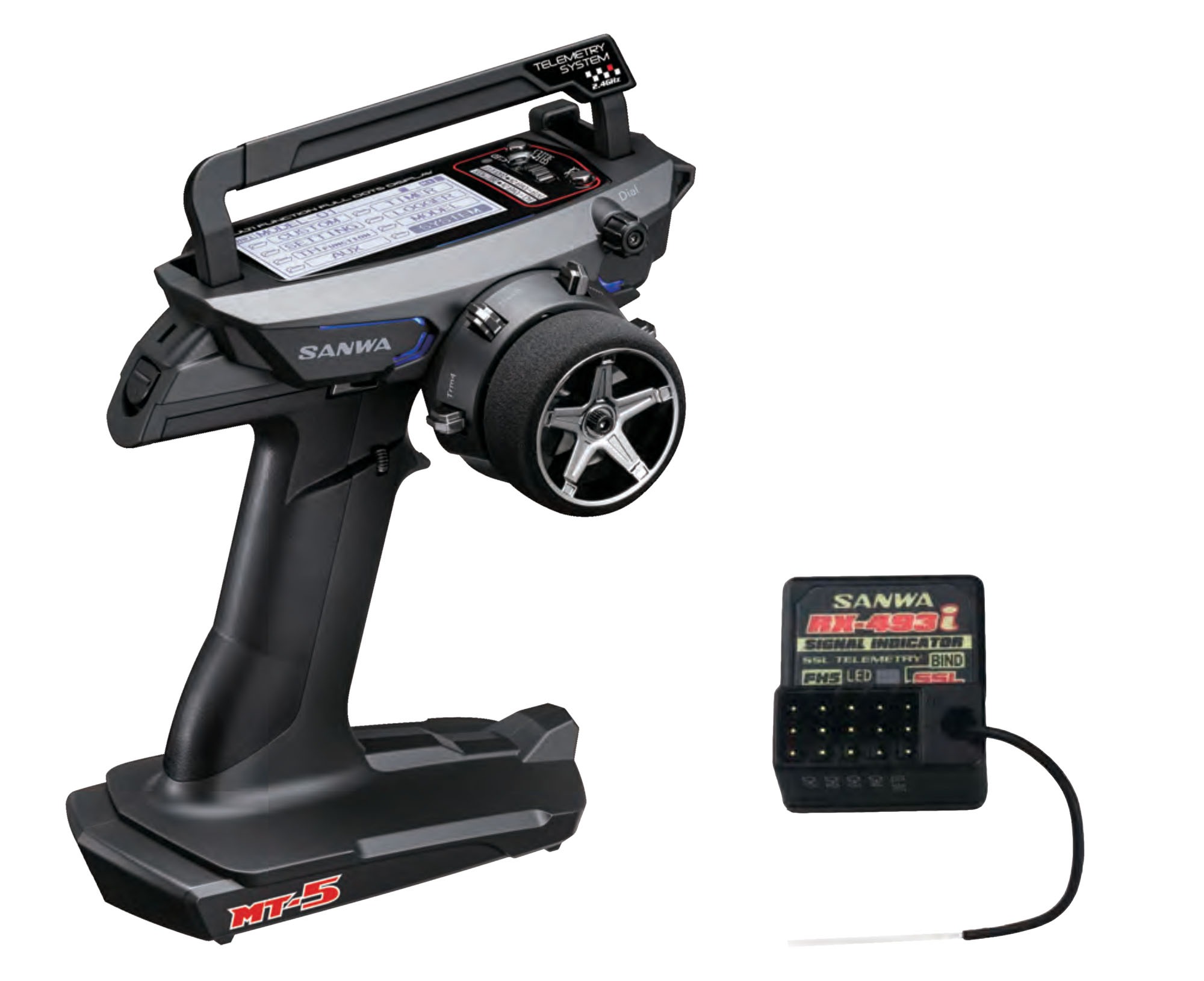 Sanwa MT-5 Radio + RX-493i Receiver 1 Sanwa MT-5 Radio + RX-493i Receiver