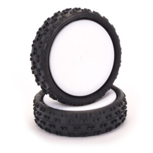 Schumacher CUT STAGGER LP Yellow 1/10 2wd Pre-Glued Tyres (2) #U6801