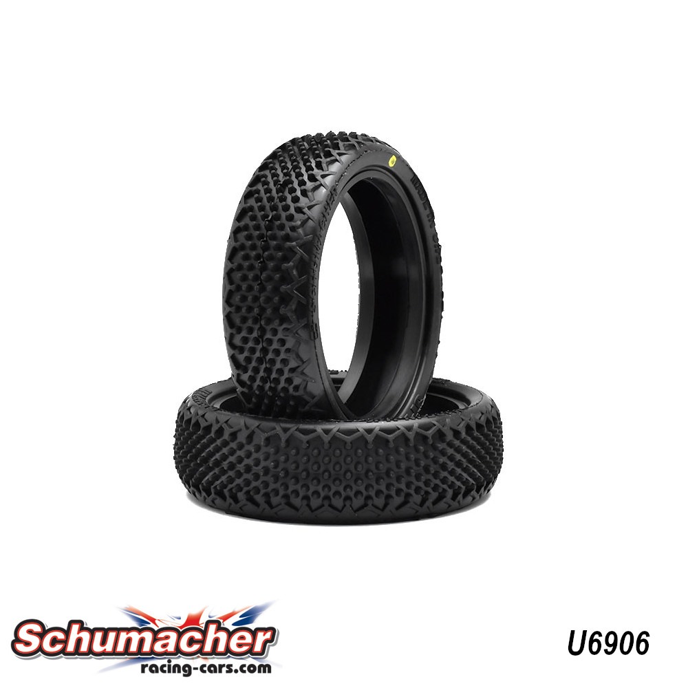 Schumacher SPLINTER 1/10 2wd Bagi Esirehvid Y (2) #U6906 1 Schumacher SPLINTER 1/10 2wd Buggy Front Tires Y (2) #U6906