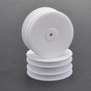 Schumacher Wheel; Hex Front - White - 4wd - pr