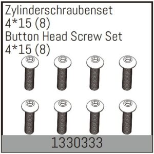 Screws Ball Head M4x15mm (8) (1330333) Absima