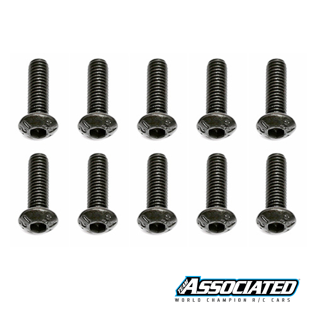 Screws BHCS M3x10mm (10) - Team Associated 25211 1 Screws BHCS M3x10mm (10) - Team Associated 25211