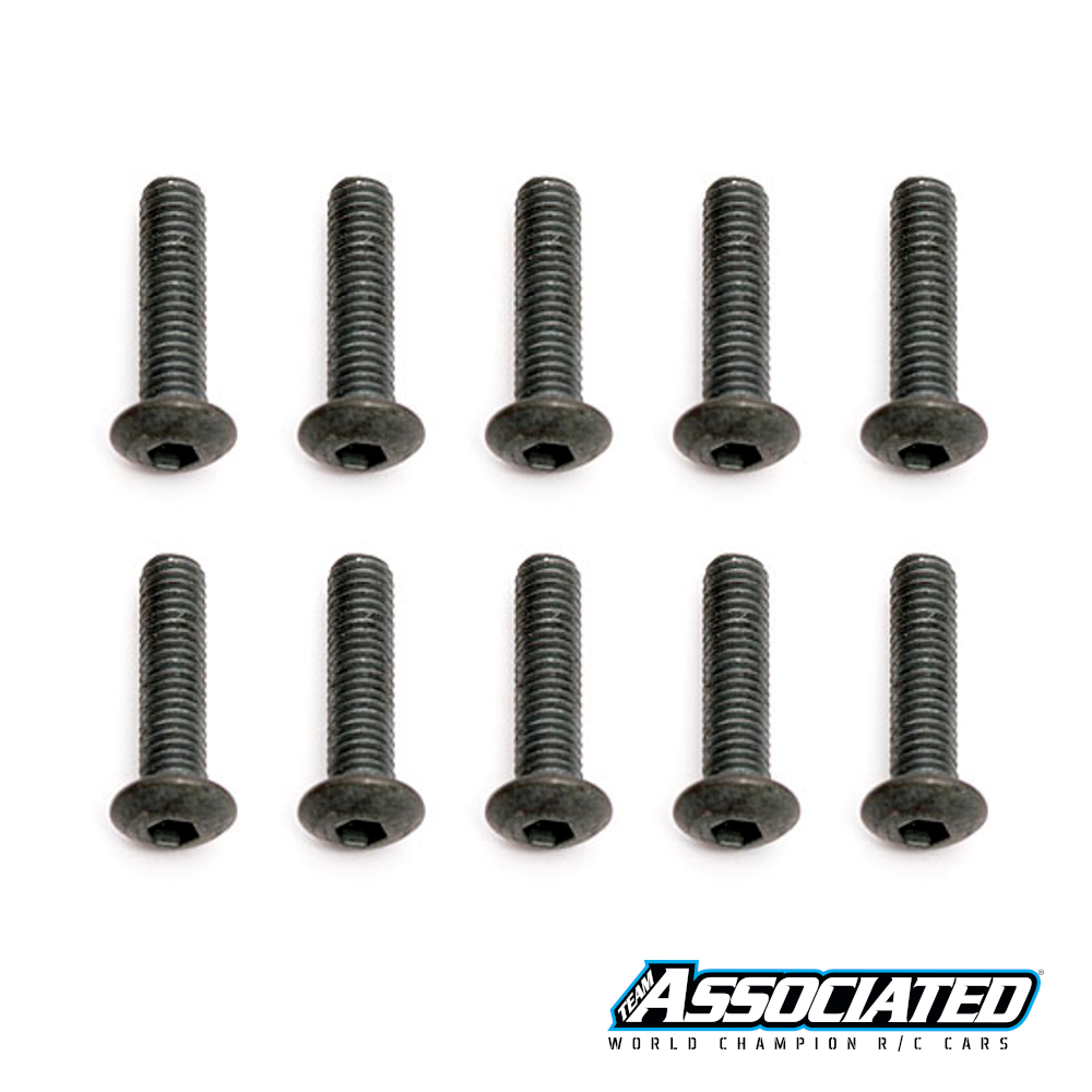 Screws BHCS M3x12mm (10) - Team Associated 89202 1 Screws BHCS M3x12mm (10) - Team Associated 89202
