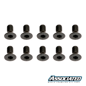 Screws FHCS M3x6mm (10) - Team Associated 31541
