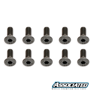 Screws FHCS M3x8mm (10) - Team Associated 25201