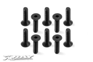 Screws FHCS M4x16mm (10) (903416) Xray