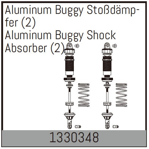 Shock Absorber Set Buggy (2) (1330348) Absima 1 Shock Absorber Set Buggy (2) (1330348) Absima