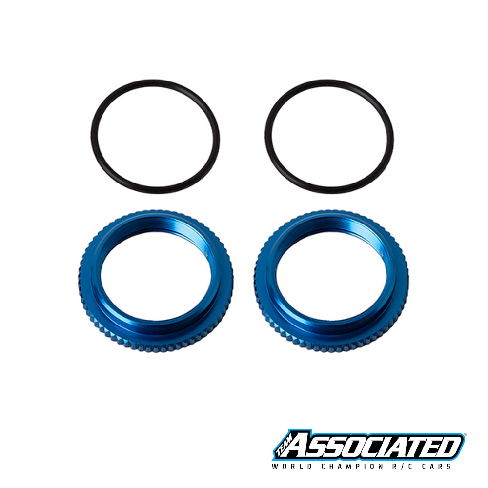 Shock Collars 13mm Alu Blue - Team Associated 91928 1 Shock Collars 13mm Alu Blue - Team Associated 91928