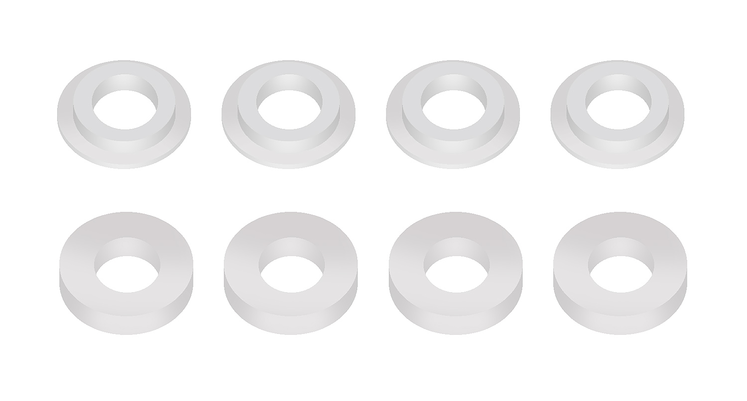 Shock Spacers Machined 16mm FT - RC8 - Team Associated 81407 1 Shock Spacers Machined 16mm FT - RC8 - Team Associated 81407