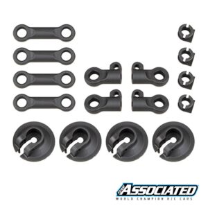 Shock Spring Cups and Rod Ends - RC8B4 - Team Associated 81512