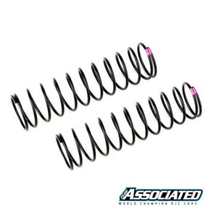 Shock Springs Rear V2 - 3.7 lb/in, L86, 12.00T, 1.6D Pink - Team Associated 81233