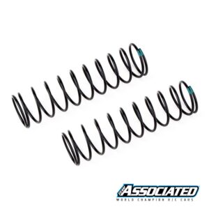 Shock Springs Rear V2 - 4.0 lb/in, L86, 11.25T, 1.6D Green - Team Associated 81236