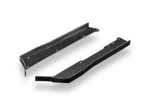Xray Xb4 Carbon Fiber Chassis Side Guard L+R - Narrow Front - V2
