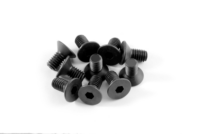 Screws M4x8mm FHCS (10) Xray