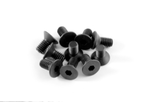 Screws M4x8mm FHCS (10) Xray