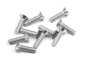 Screws M3x12mm FHCS (10) Xray
