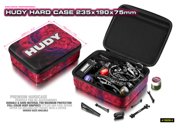 Hudy Hard Case - 235X190X75mm - Accessories / Engine Bag