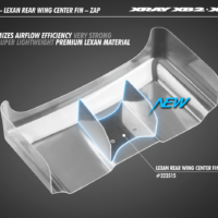 Wing Xray Rear Center Fin Zap (2) (323515)