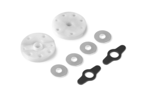 Xray 2-Way Flow Delrin Shock Piston 5-H. (1.5Mm) & 2-H. (1.0Mm) (2)