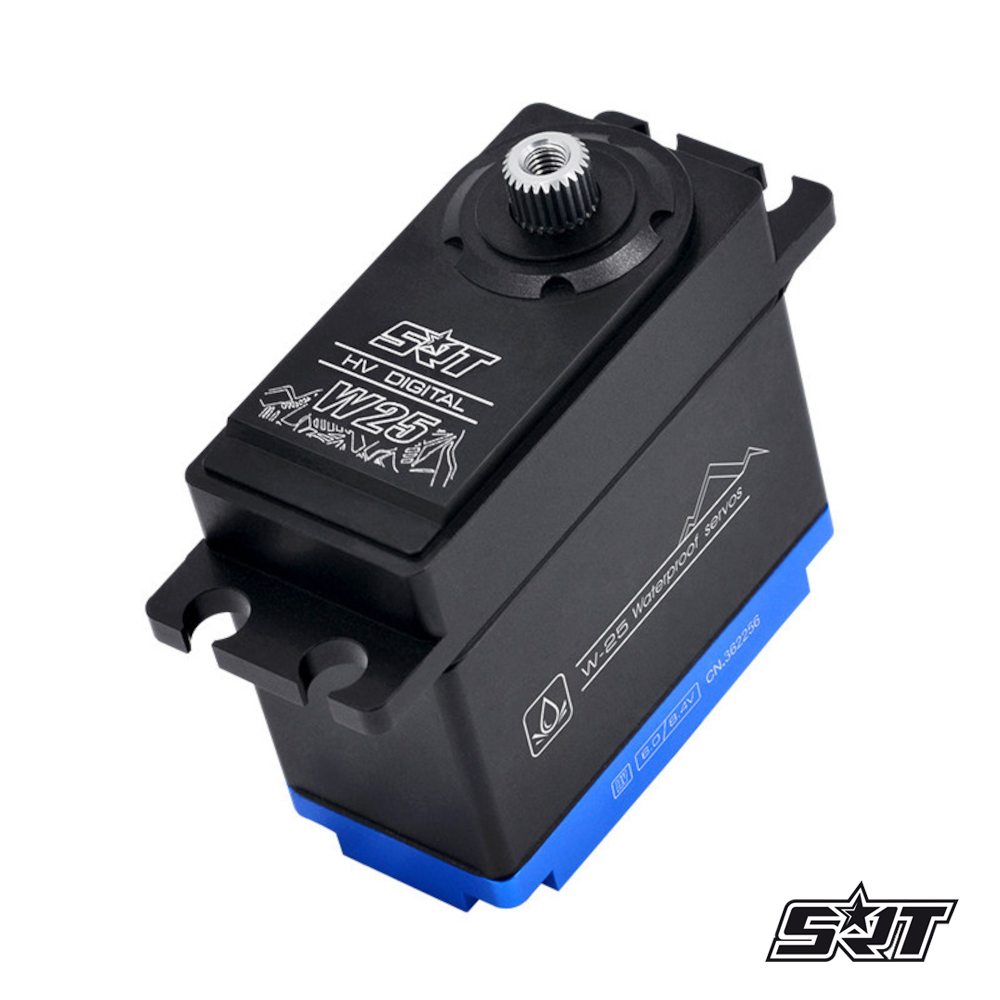 SRT W25 (0.14s/25.0kg/7.4V) HV Digital veekindel servo 1 SRT W25 (0.14s/25.0kg/7.4V) HV Digital Waterproof Servo