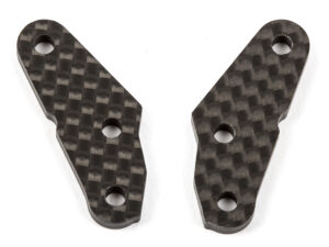 Steering Block Arms Graphite +2deg. FT - RC8 - Team Associated 81064