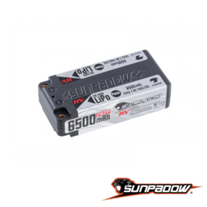 Sunpadow 6500mAh 140C 7.6V LiPo 2S Battery HV Shorty (5mm,214g) #JA0035H