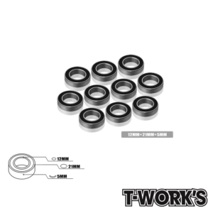 T-Work's Ball Bearing 12x21x5mm (10) #BB-12215