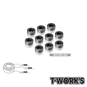 T-Work's Ball Bearing 4x8x3mm (10) #BB-483