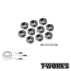 T-Work's Ball Bearing 5x10x3mm (10) #BB-5103