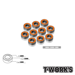 T-Work's Ball Bearing 6x13x5mm (10) #BB-6135