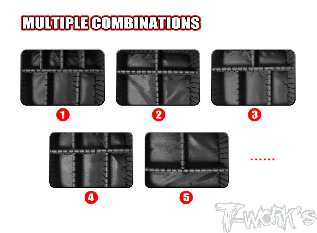 T-Work's Hard Case Parts Bag (Hard Separator) 6 T-Work's Hard Case Parts Bag (Hard Separator)
