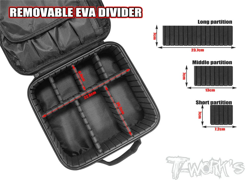 T-Work's Hard Case Parts Bag (Hard Separator) 4 T-Work's Hard Case Parts Bag (Hard Separator)