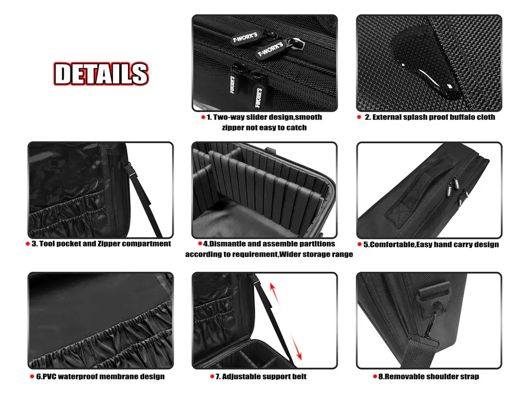 T-Work's Hard Case Parts Large Bag (Hard Separator) 7 T-Work's Hard Case Parts Large Bag (Hard Separator)