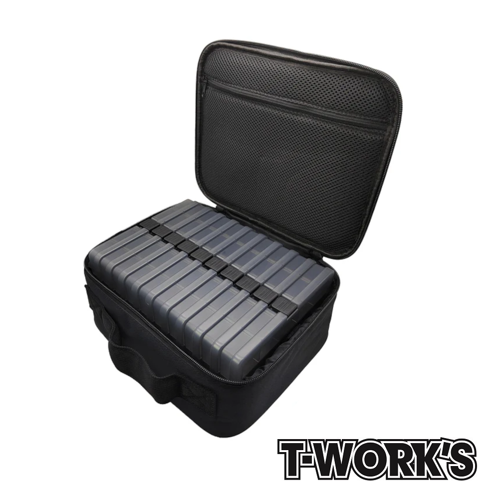 T-Work's Multi-function Bag with 10 of 15 Case Hardware Storage Boxes - TT-119-B 1 T-Work's Multi-function Bag with 10 of 15 Case Hardware Storage Boxes - TT-119-B