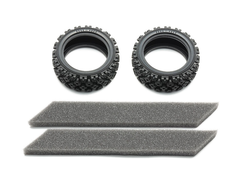 Tamiya 54861 - Rally Block Tires - Soft (2) 1 Tamiya 54861 - Rally Block Tires - Soft (2)
