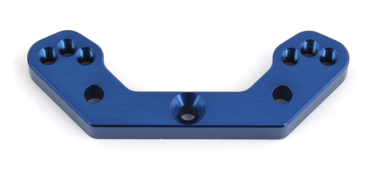 Team Associated B6.1 Hintere Kugelkopfhalterung, blaues Aluminium 1 Team Associated B6.1 Rear Ballstud Mount, blue aluminum