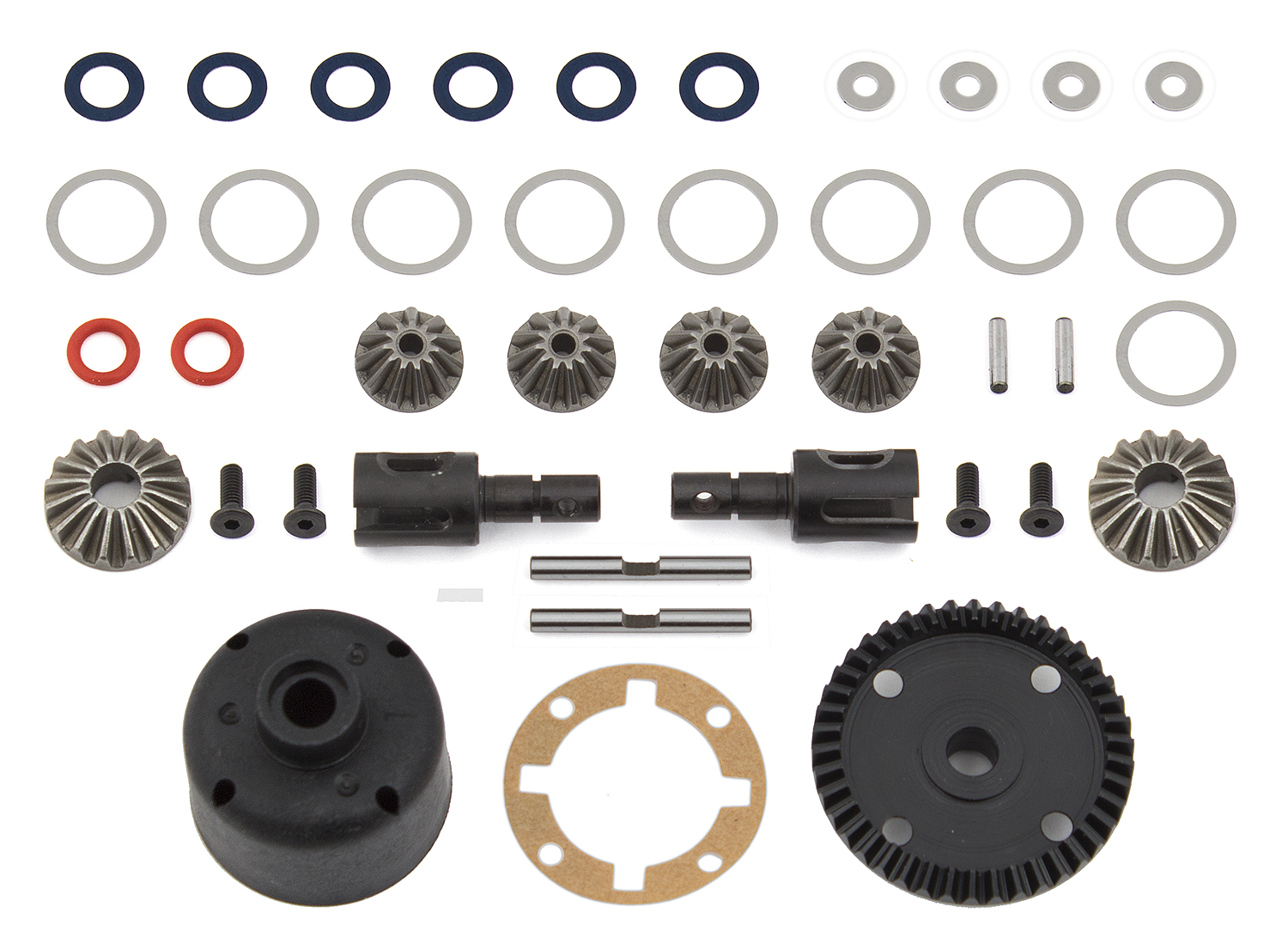 Team Associated B64 Getriebe-Diff-Kit, vorne und hinten 1 Team Associated B64 Gear Diff Kit, front and rear