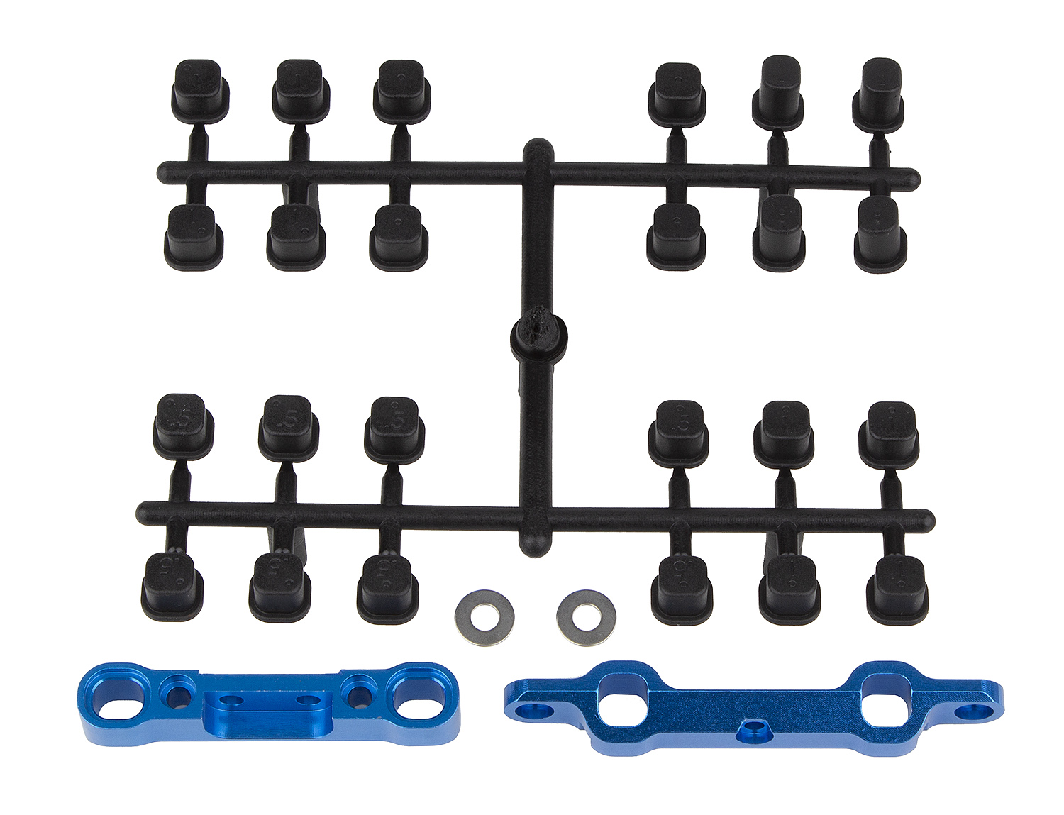 Team Associated DR10 FT Arm Mount Set, Aluminium 1 Team Associated DR10 FT Arm Mount Set, aluminum