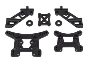 Team Associated Front and Rear Shock Towers and Wing Mounts Set