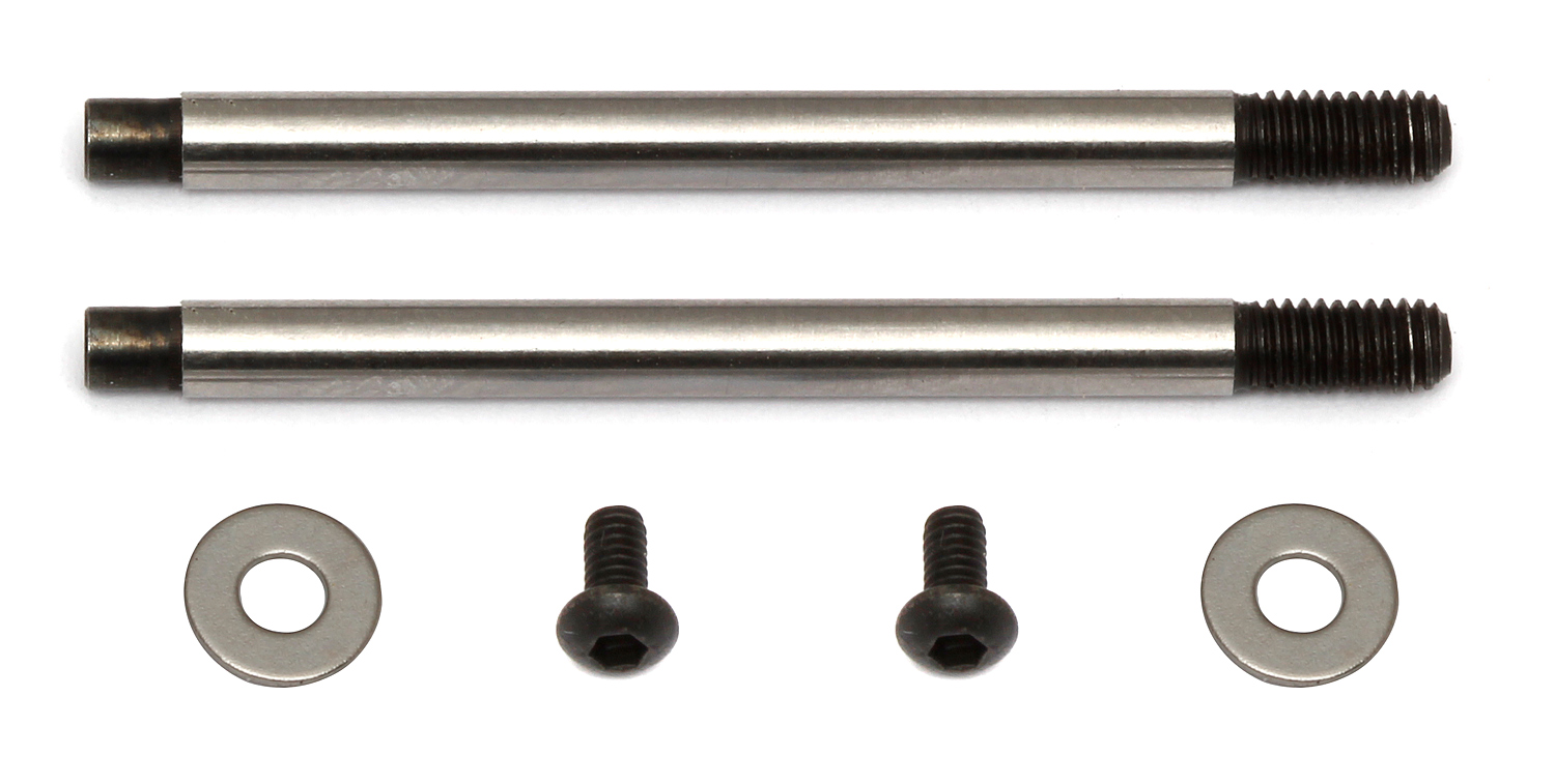 Team Associated FT 3x21 mm Shock Shafts V2, chrome 1 Team Associated FT 3x21 mm Shock Shafts V2, chrome