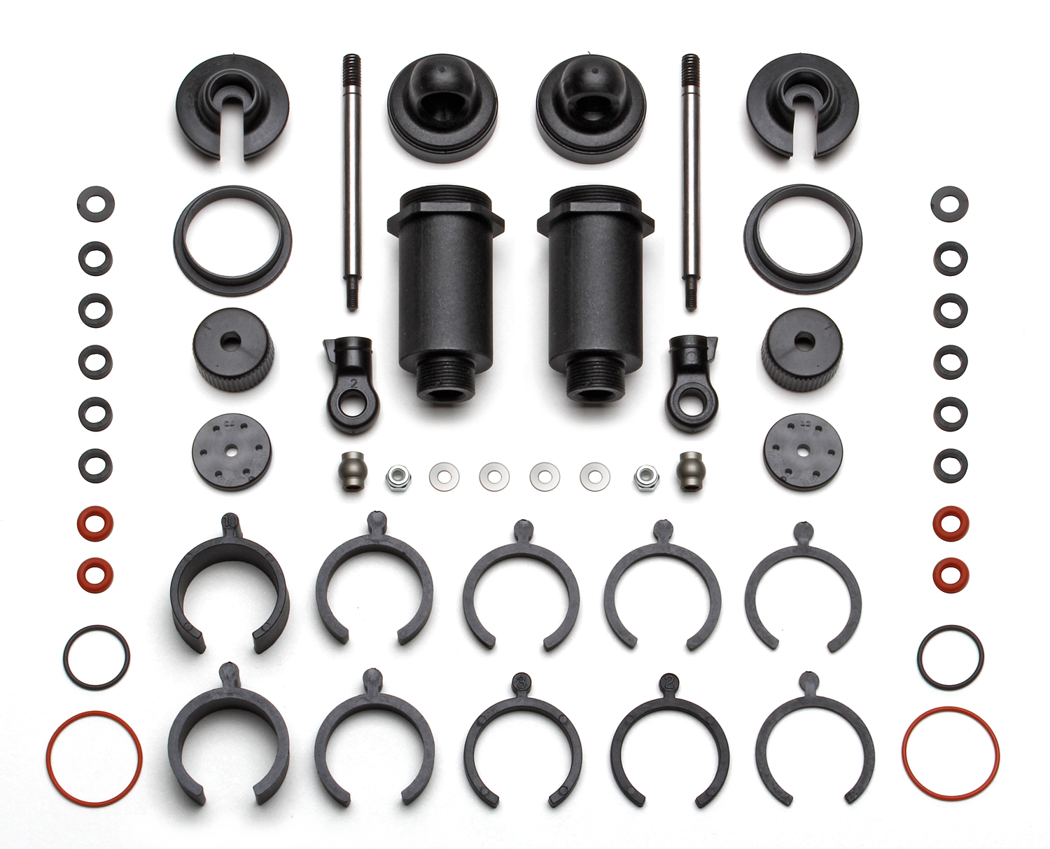 Team Associated Geformtes Stoßdämpfer-Set, 16 x 25 mm 1 Team Associated Molded Shock Kit, 16x25 mm