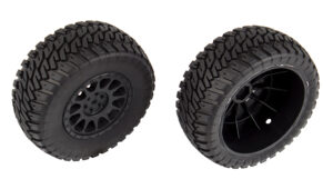 Team Associated Multi-terrain Tires and Method Wheels, mounted