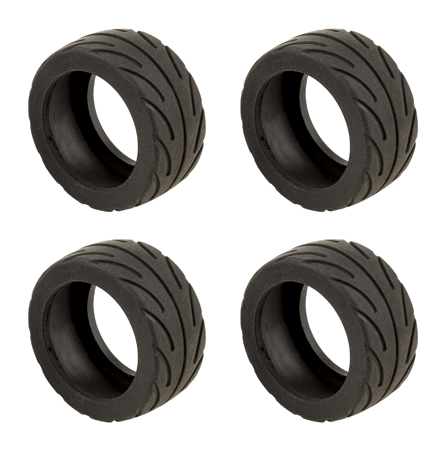Team Associated NanoSport Radialreifen, schwarz 1 Team Associated NanoSport Radial Tires, black