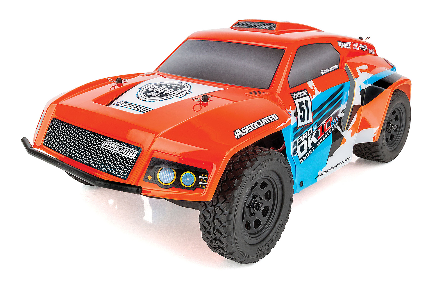 Team Associated Pro2 DK10SW Dakar Buggy RTR, orange/blue 1 Team Associated Pro2 DK10SW Dakar Buggy RTR, orange/blue
