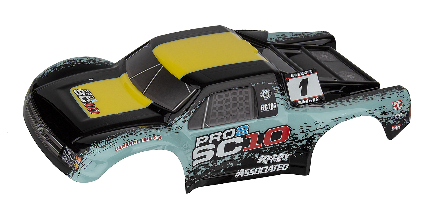 Team Associated Pro2 SC10 Contender Karosserie, bedruckt 1 Team Associated Pro2 SC10 Contender Body, printed
