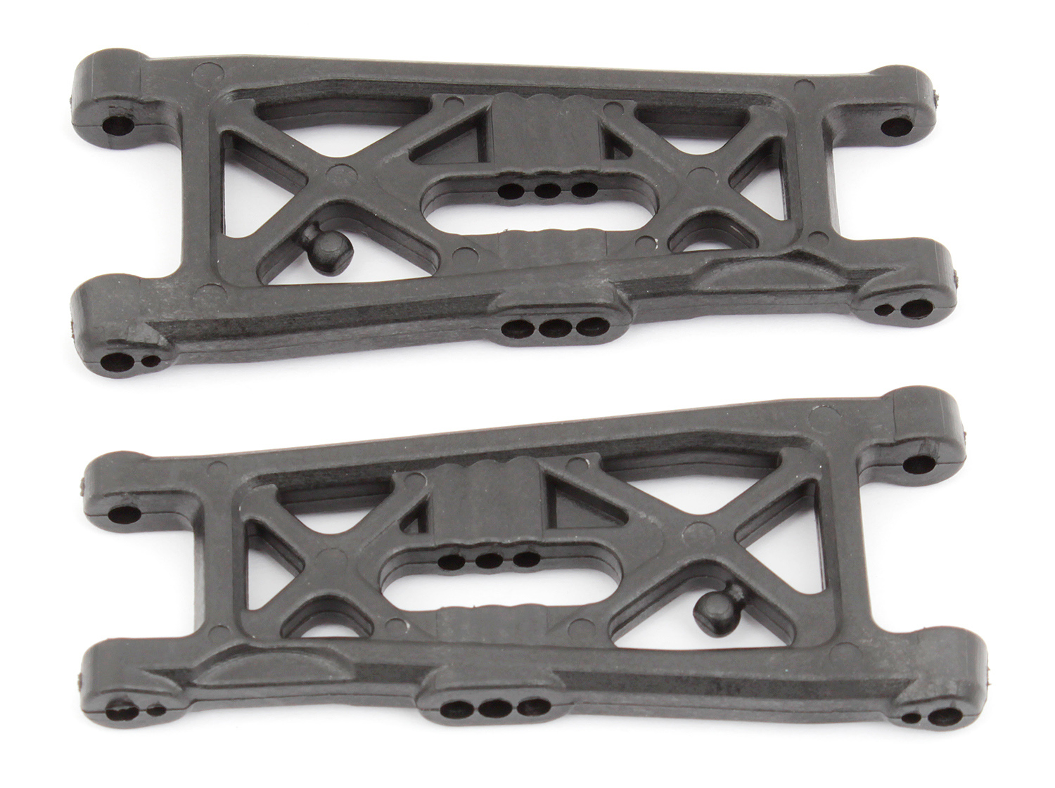 Team Associated RC10B6.3 FT Vordere Querlenker, flach, Kohlefaser 1 Team Associated RC10B6.3 FT Front Suspension Arms, flat, carbon fiber