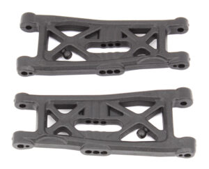 Team Associated RC10B6.3 FT Front Suspension Arms, gull wing, carbon fiber