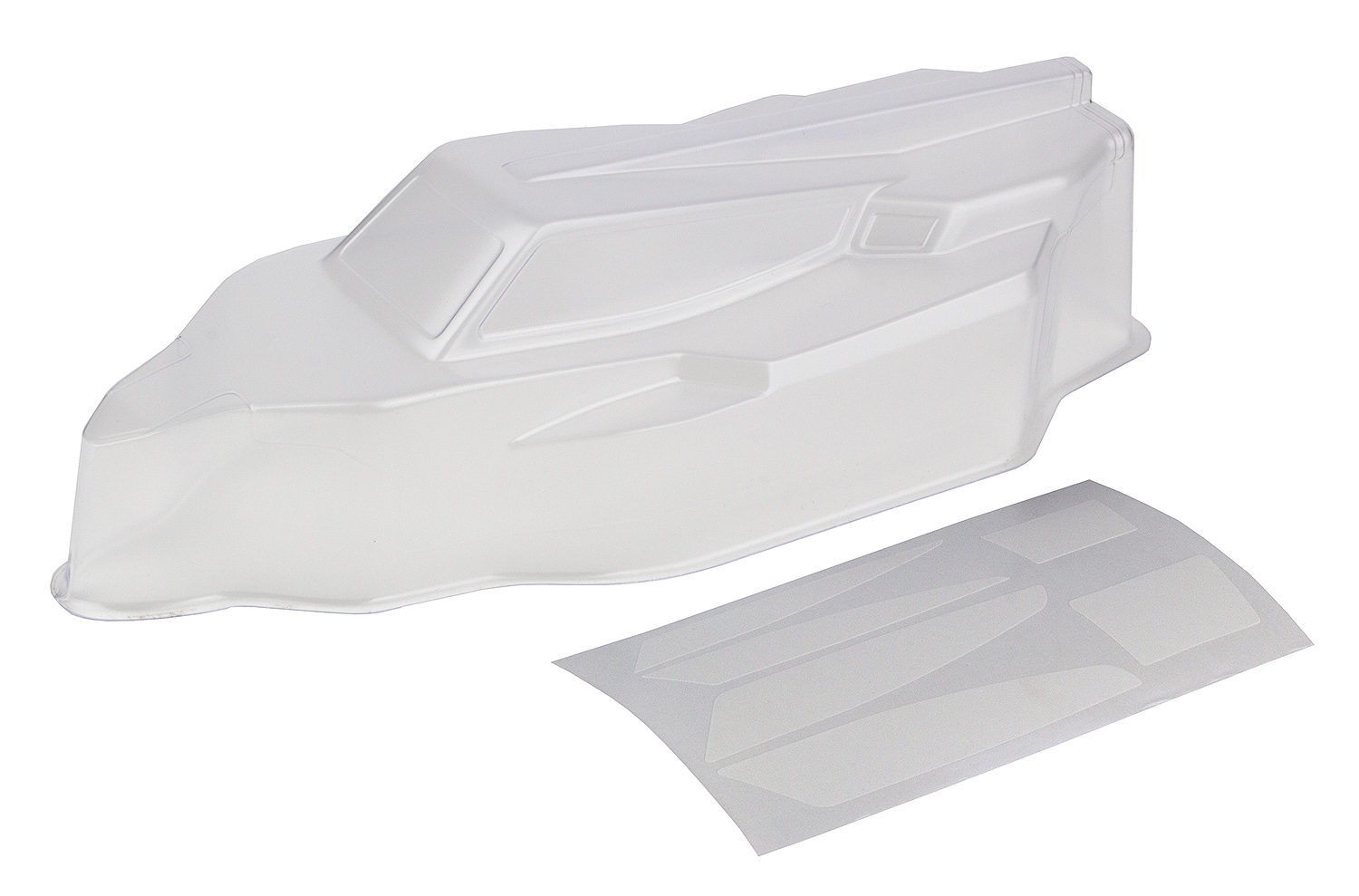 Team Associated RC10B6.4 Karosserie, transparent 1 Team Associated RC10B6.4 Body, clear