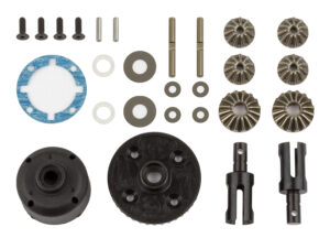 Team Associated RC10B74 Differential Set, front and rear